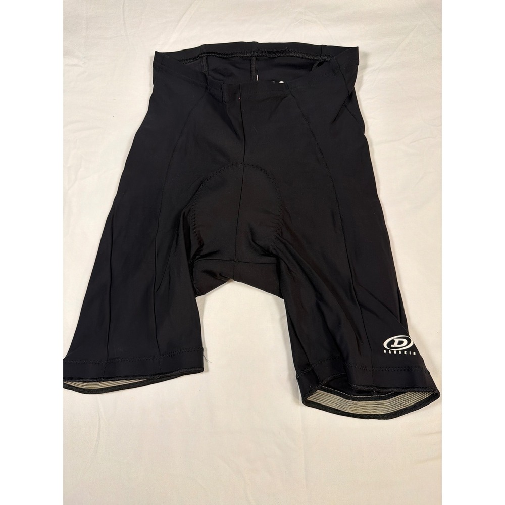 Danskin Canari Womens Padded Cycling Shorts Black Medium Made in USA 09-0016616
